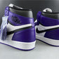 AJ 1 Retro High Court Purple White Shoes Sneakers – nk0000683