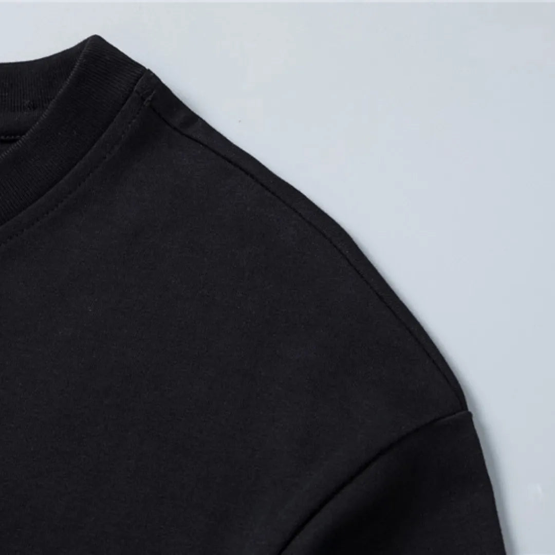 BUR Check Label T-Shirt in Black - 383 - bbr0000383 image 8