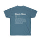 Black Men Definition Men T-Shirt - Indigo Blue, M image