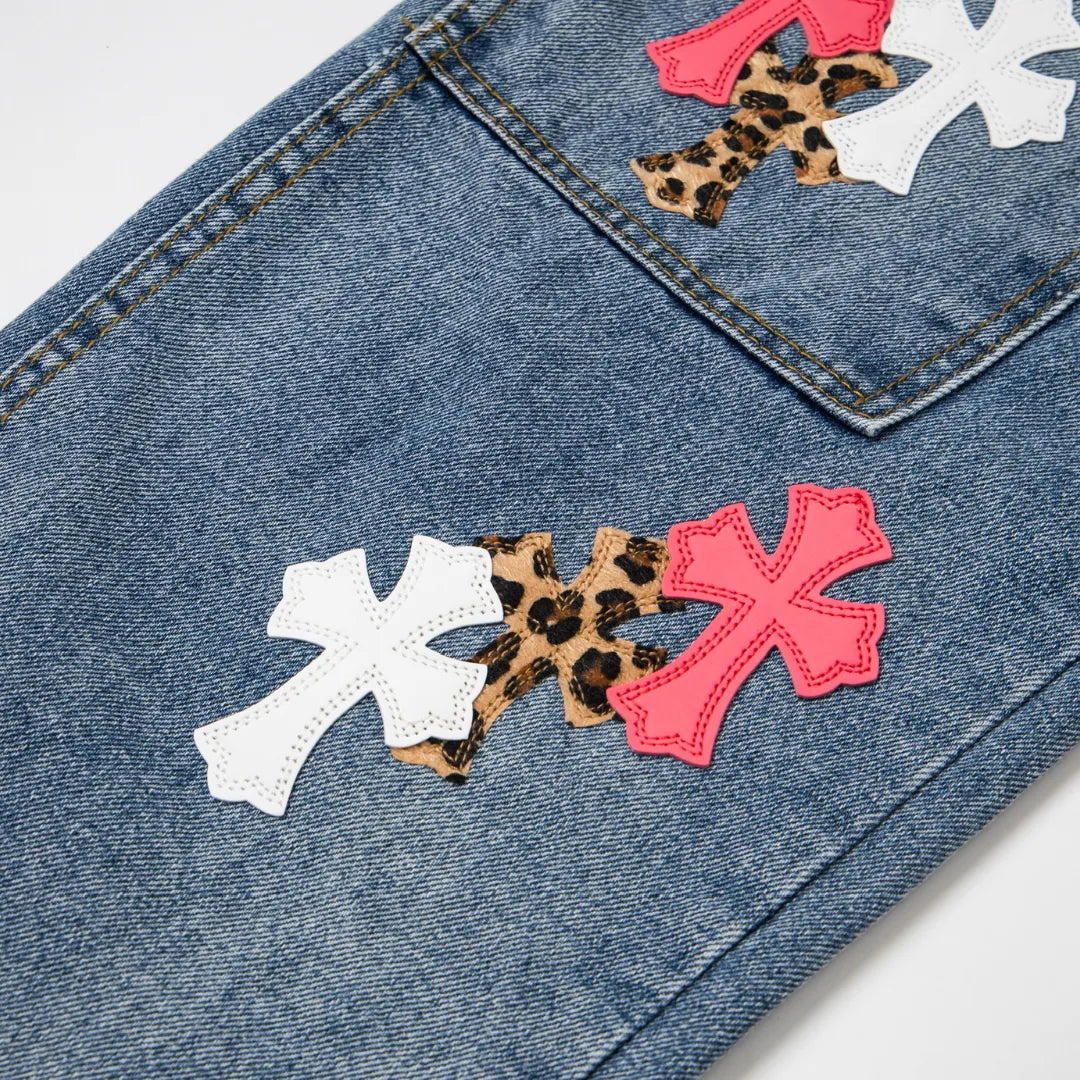 CH Cross Patch Jeans - CH0117 image 12