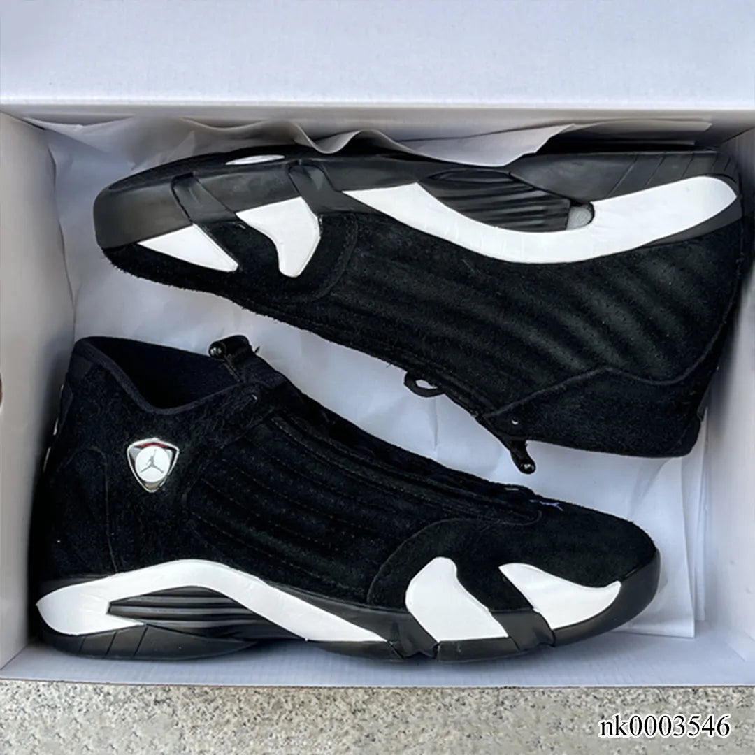 AJ 14 Black/White Shoes Sneakers  – nk0003546