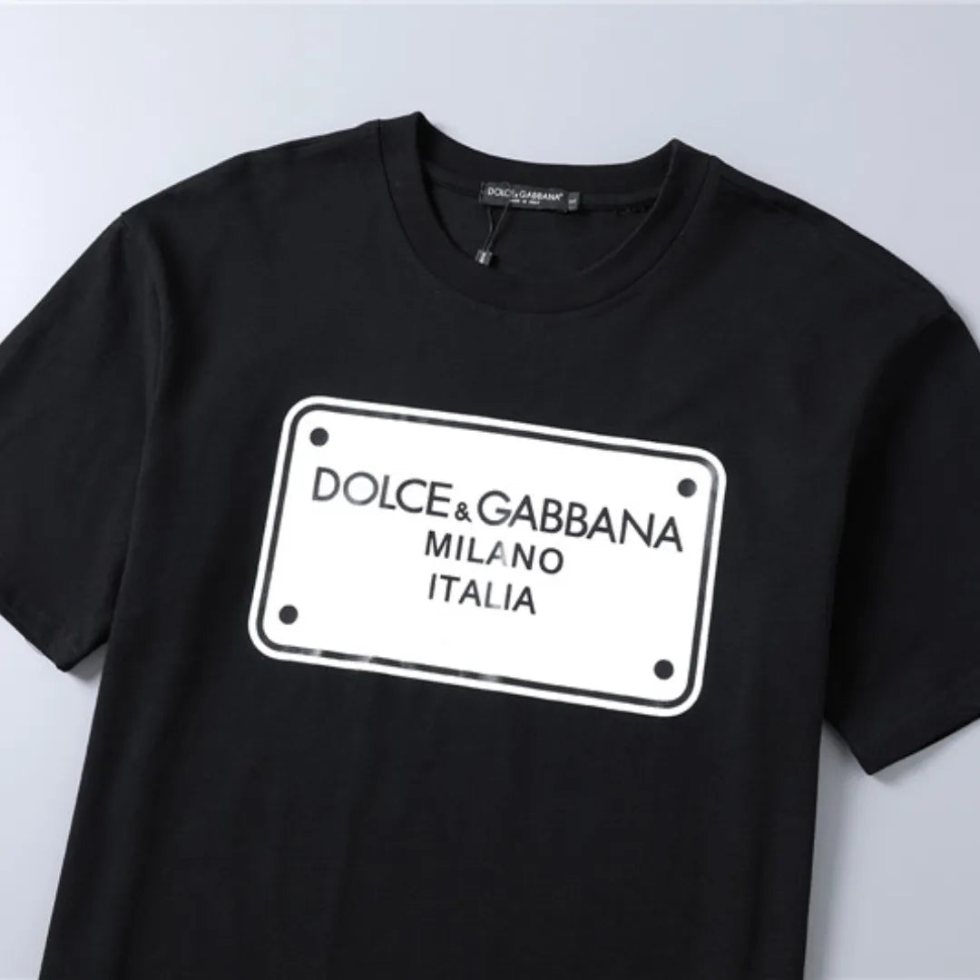 D&G Logo Print T-shirt in Black - 113 - dng0000113 image 4