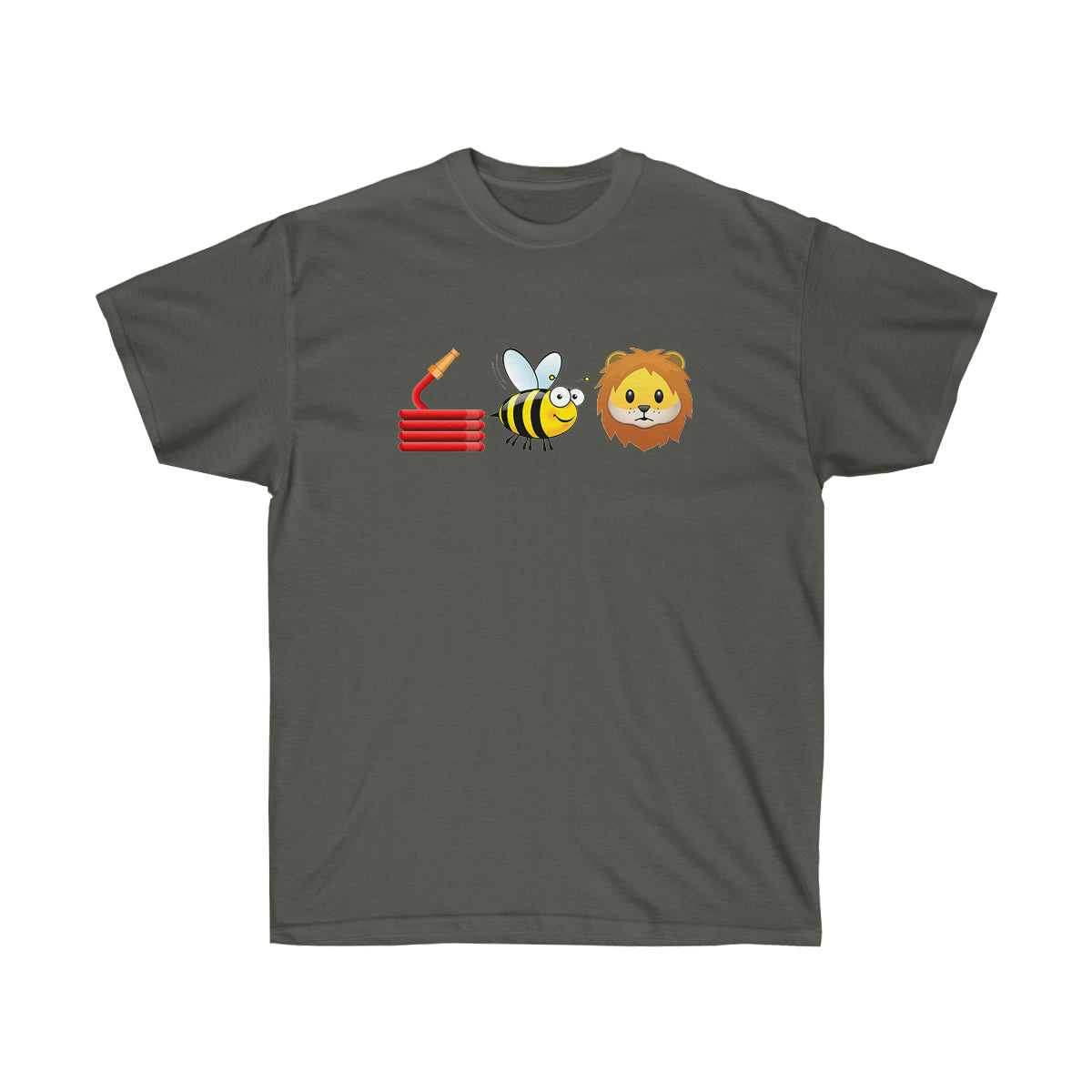 Hose Bee Lion T-Shirt - Charcoal, S image