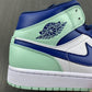 AJ  1 Mid Blue Mint Shoes Sneakers – nk0001998