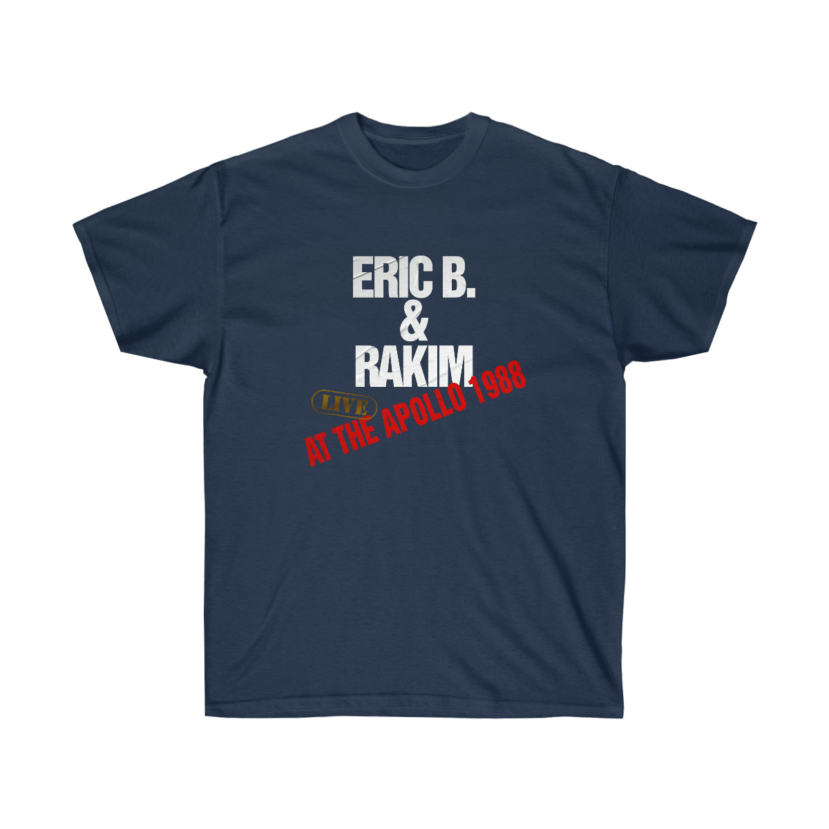 Rap Live At The Apollo 1988 Men T-Shirt - Navy, L image
