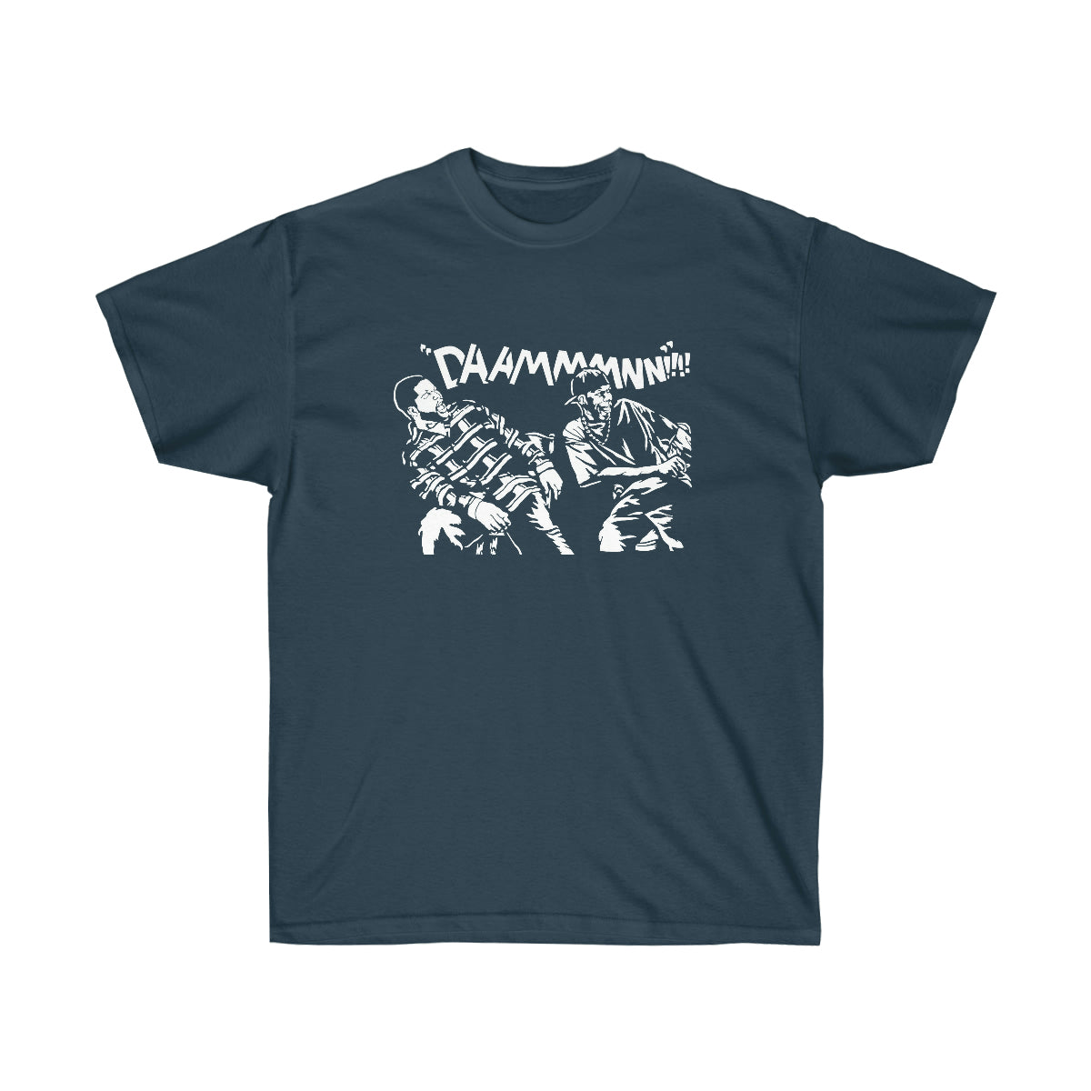Rap Friday Movies Damnnnn Men T-Shirt - Blue Dusk, XL image