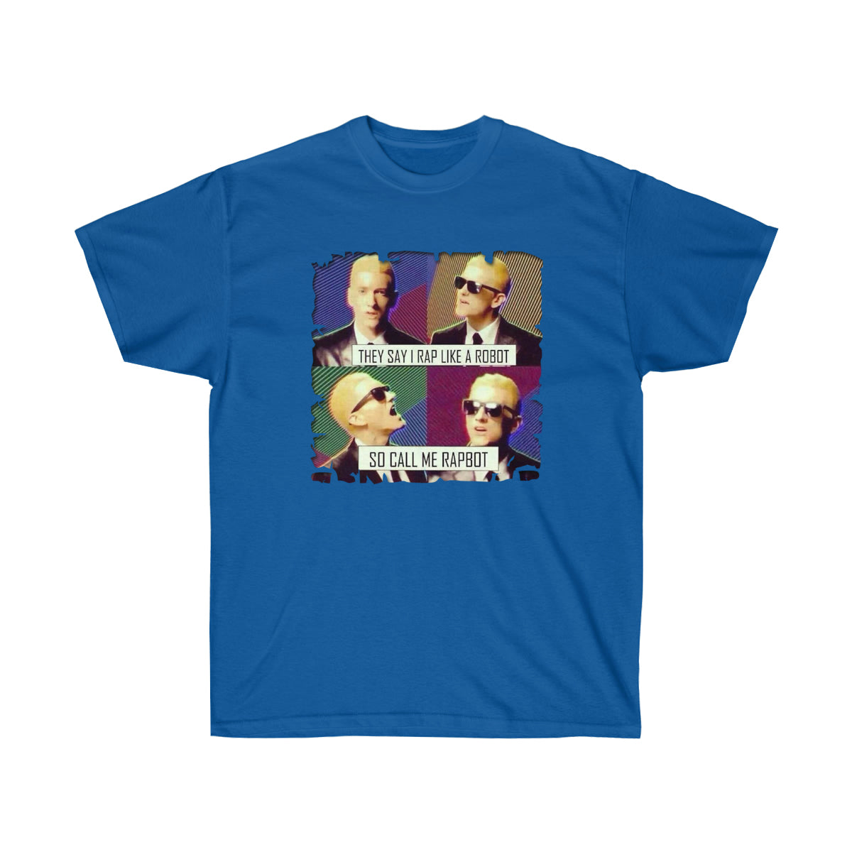 Call Me Rapbot Men T-Shirt - Royal, 2XL image