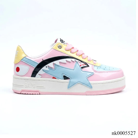 Bapesta Low M1 'Shark Face - Pink' Shoes Sneakers - nk0005527 image 0