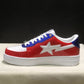 A Bathing Ape Bape Sta Low Patent Black Shoes Sneakers - nk0005522 image 3