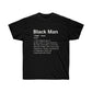 Black Men Definition Men T-Shirt - Black, 3XL image