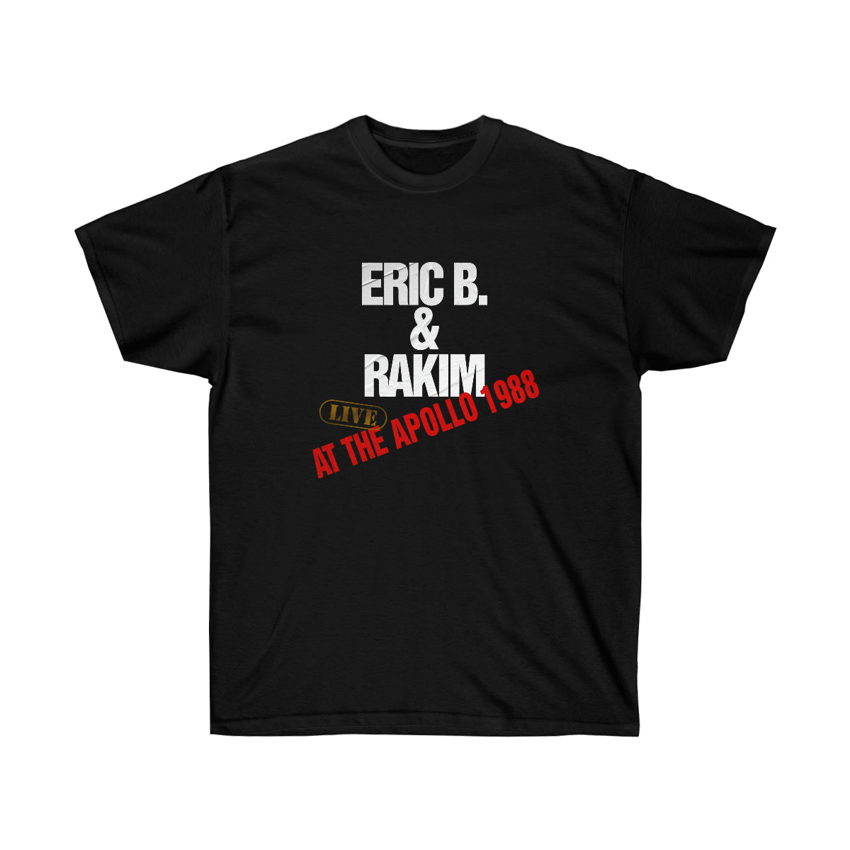 Rap Live At The Apollo 1988 Men T-Shirt - Black, 3XL image