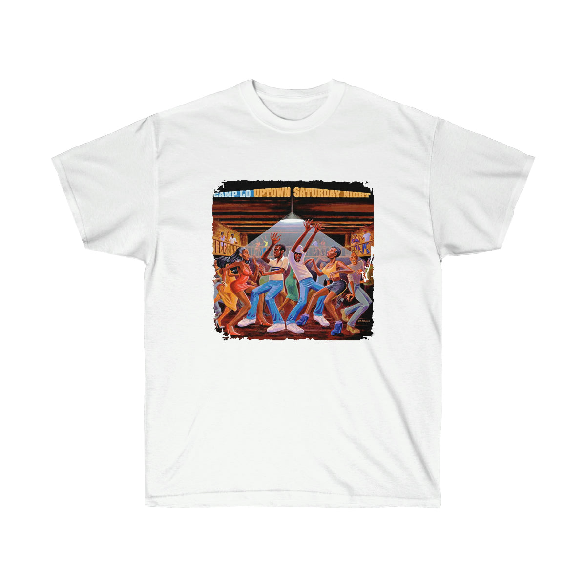Rap CLO Uptown Saturday Night Men T-Shirt - White, L image