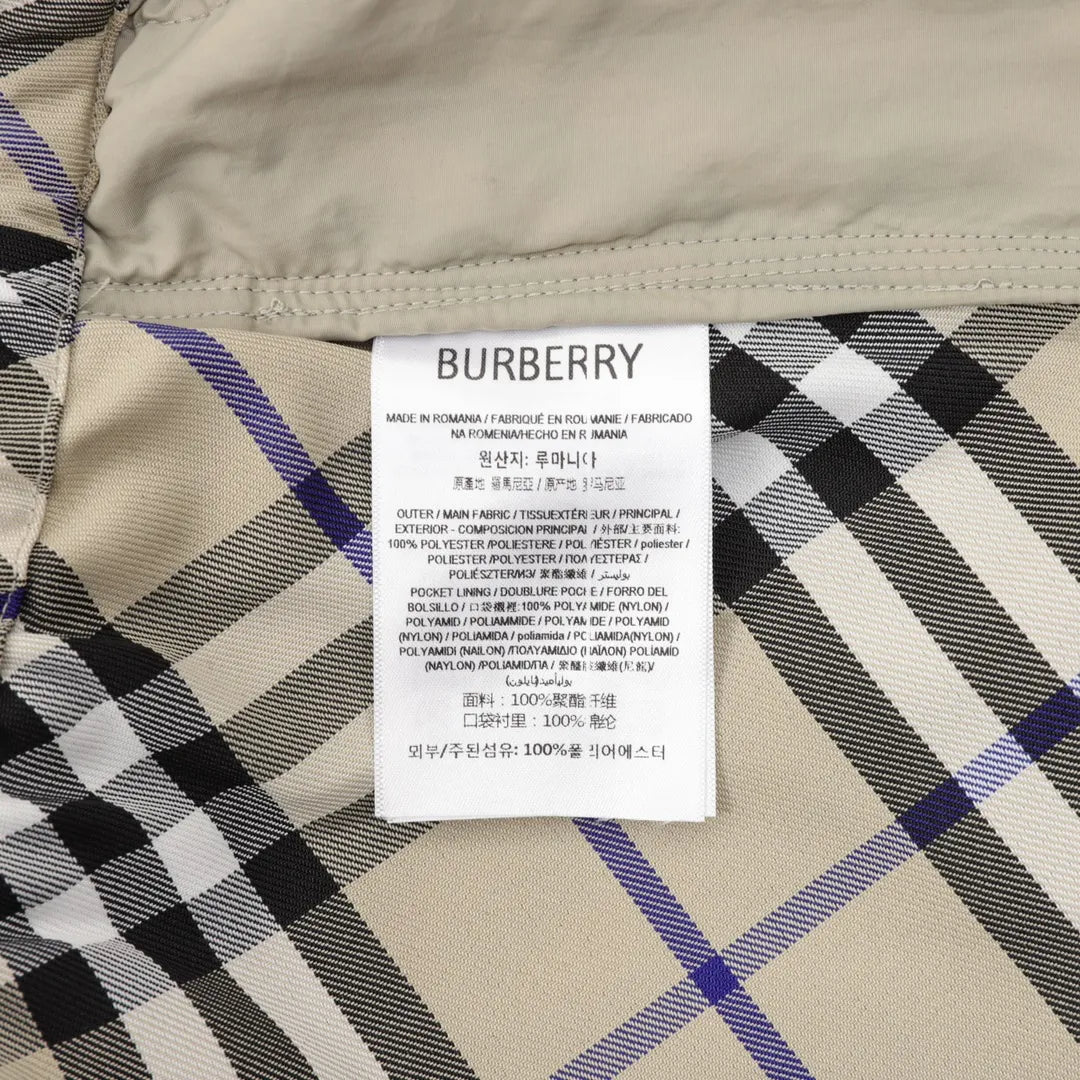 BUR Archive Check Knight Motif Shorts in Beige - 381 - bbr0000381 image 11