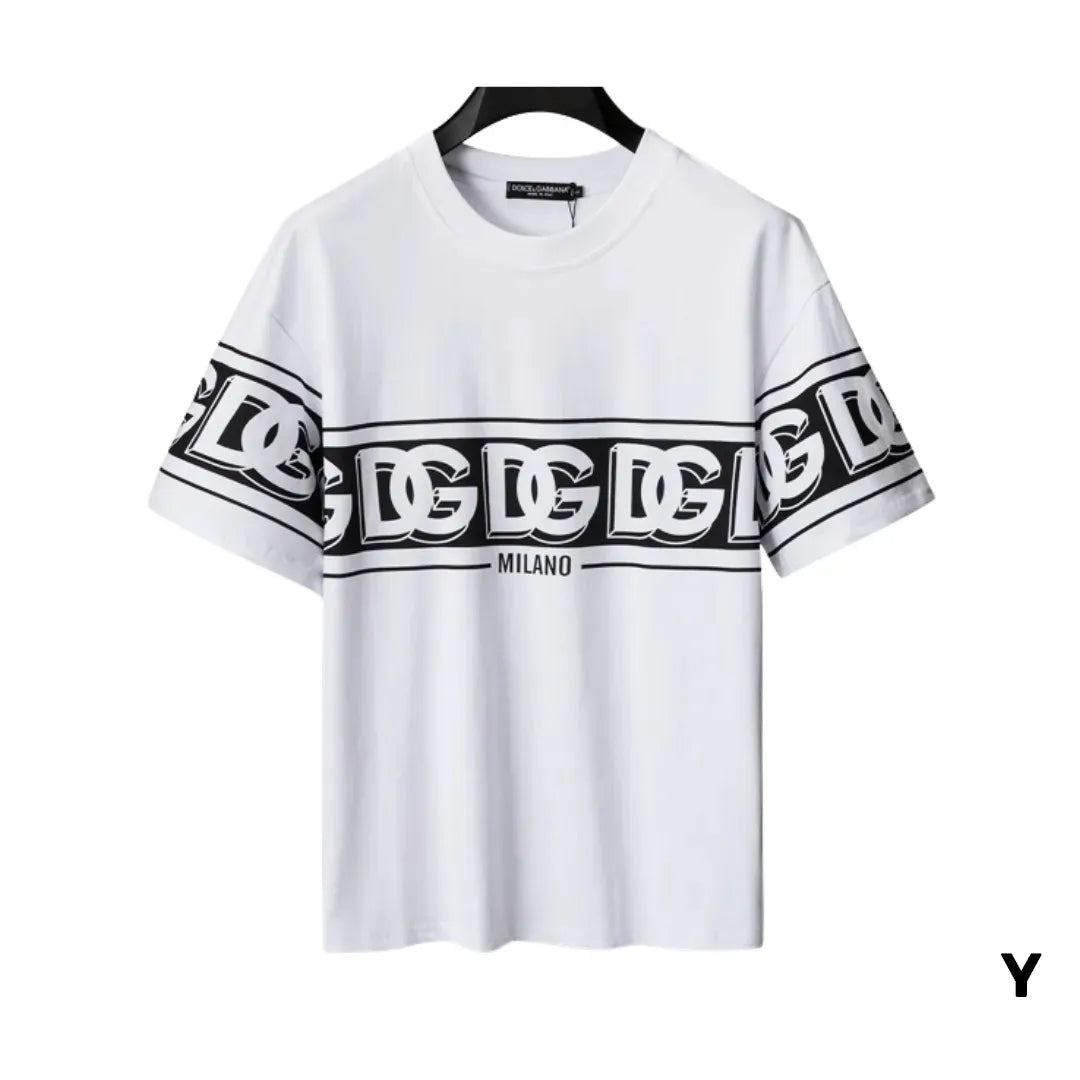 D&G Logo DG Print T-shirt in White - 111 - dng0000111 - XXL image