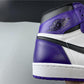 AJ 1 Retro High Court Purple White Shoes Sneakers – nk0000683