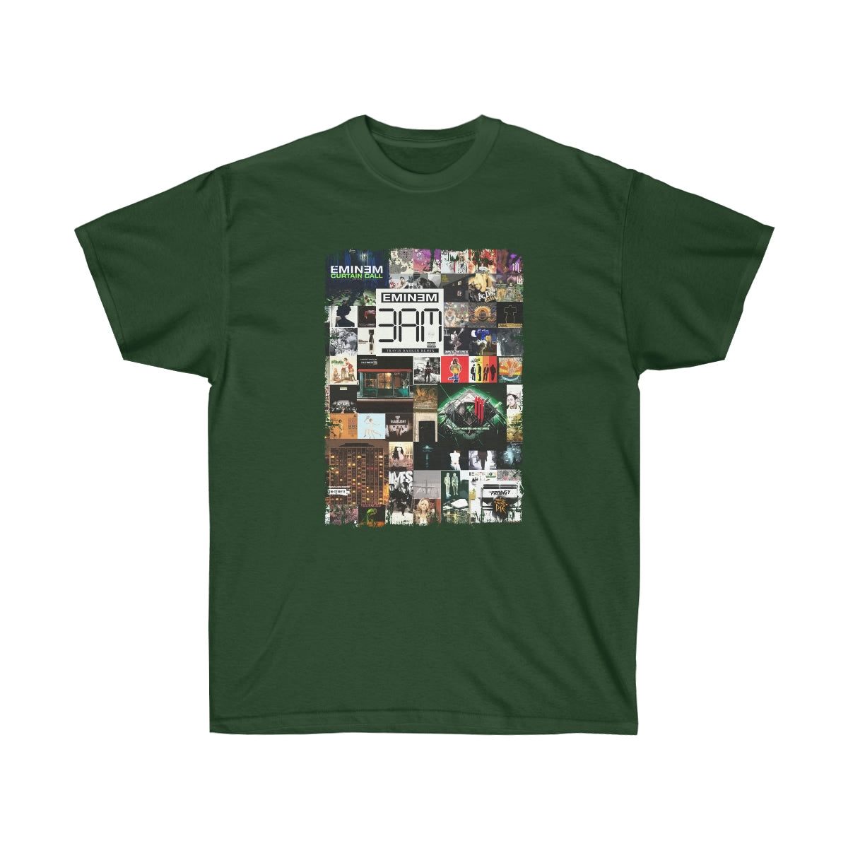 Curtain Call The Hits Men T-Shirt - Forest Green, S image