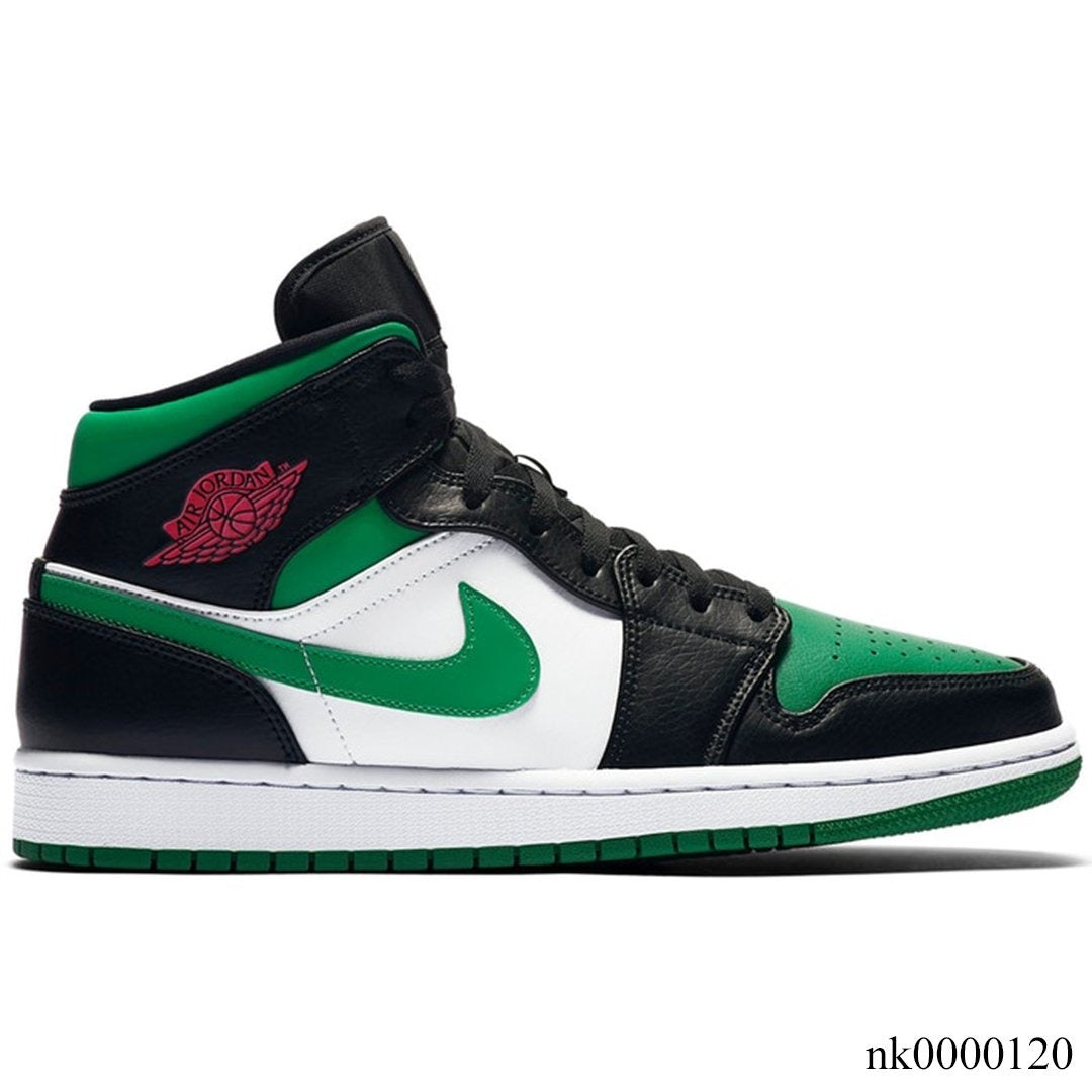 AJ 1 Mid Green Toe Shoes Sneakers – nk0000120