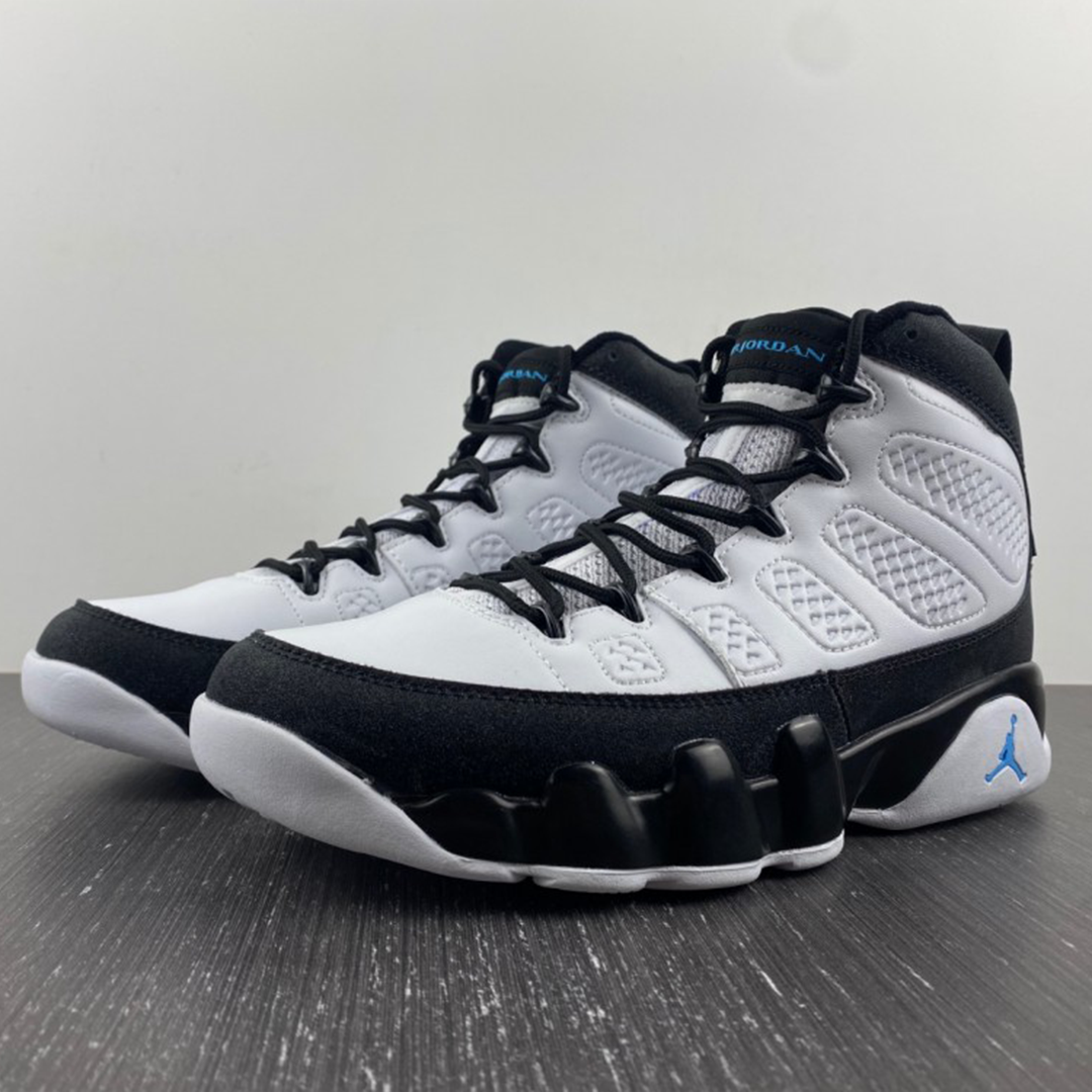 AJ 9 Black University Blue Shoes Sneakers – nk0000819