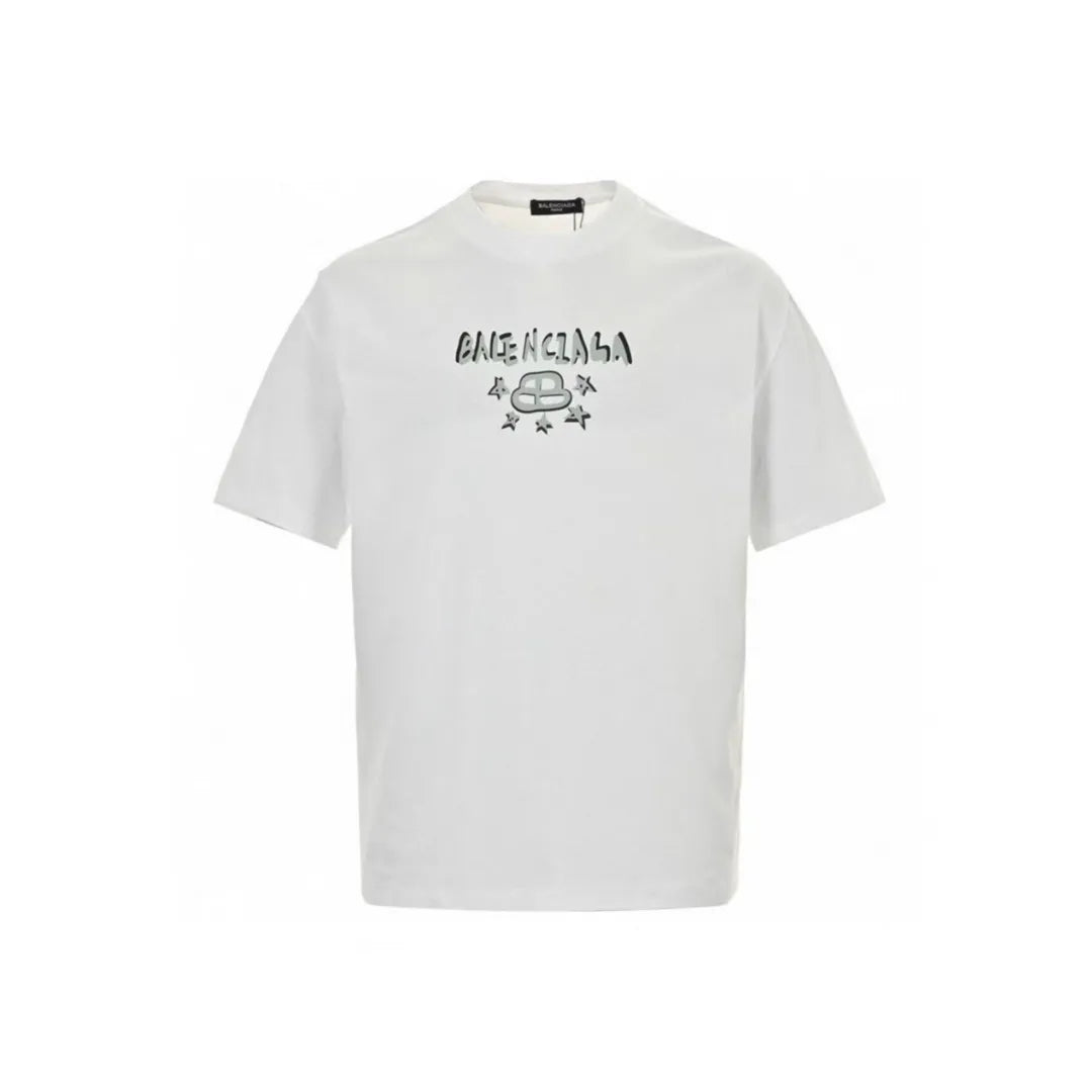 BLCG Butterfly Graffiti Logo T-shirt in White - 584 - blcg0000584 image 0