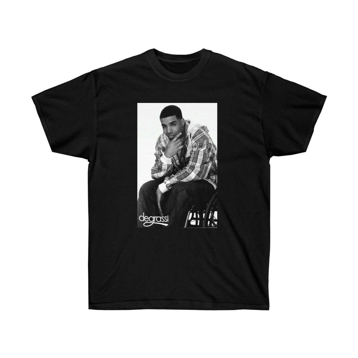 Rap Drake Degrassi Men T-Shirt - Black, XL image