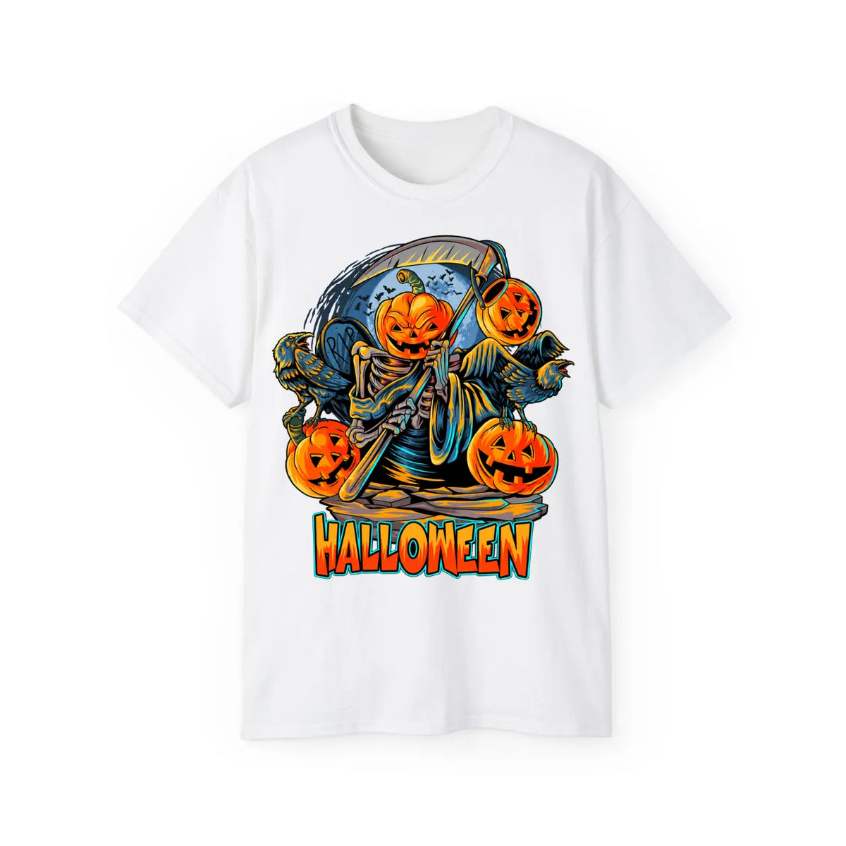 Angel of Death Halloween Pumpkin T-Shirt – POD0015 image 2