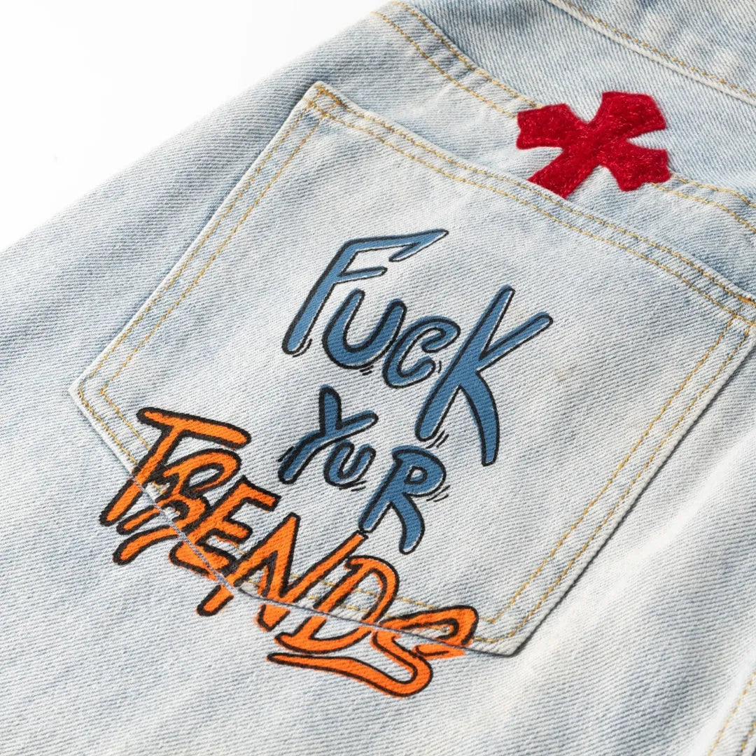 CH Cross Patch Jeans - CH0114 image 7