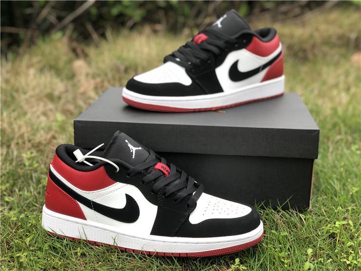 AJ 1 Low Black Toe Shoes Sneakers – nk0000732