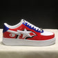 A Bathing Ape Bape Sta Low Patent Black Shoes Sneakers - nk0005522 image 2