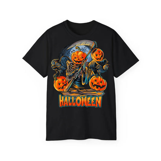 Angel of Death Halloween Pumpkin T-Shirt – POD0015 image 0