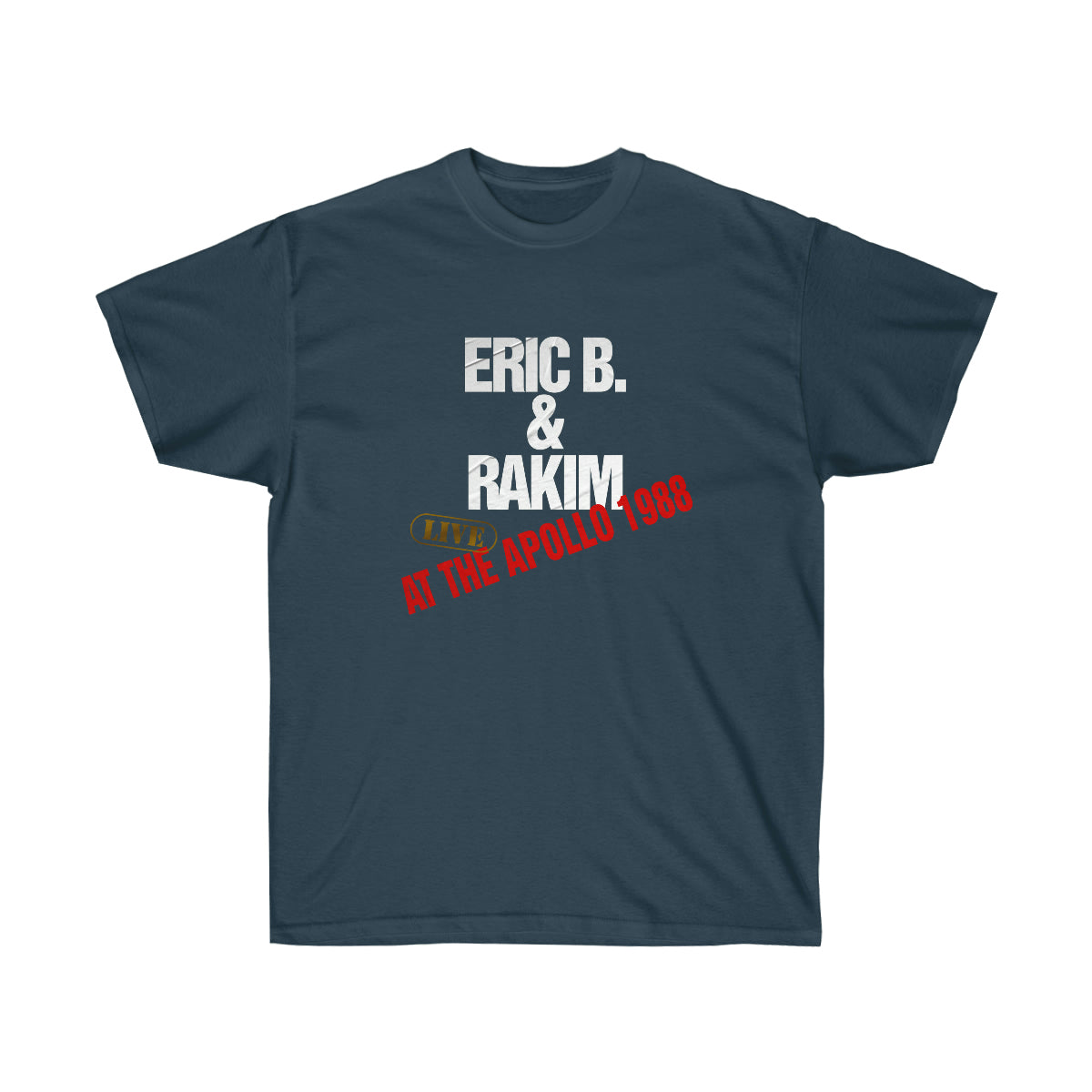 Rap Live At The Apollo 1988 Men T-Shirt - Blue Dusk, L image