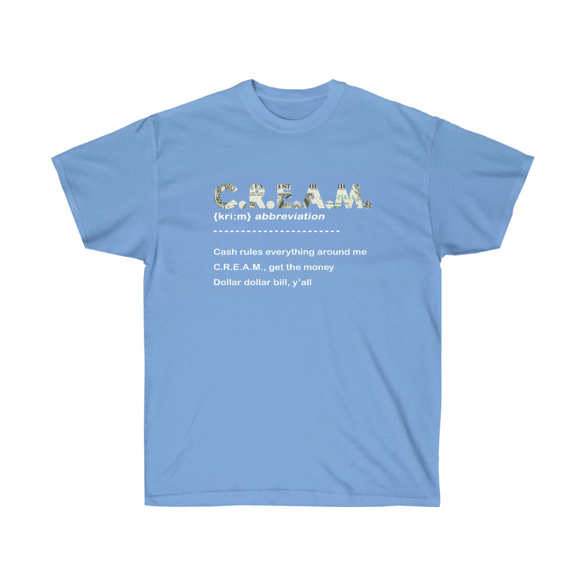 CREAM Definition Men T-Shirt - Carolina Blue, L image
