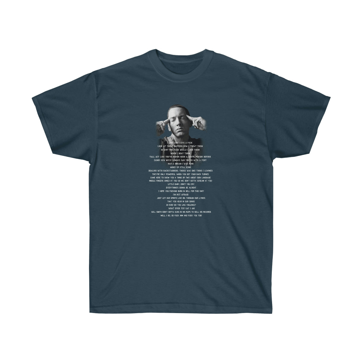 Had Dream I Was A King Men T-Shirt - Blue Dusk, M image