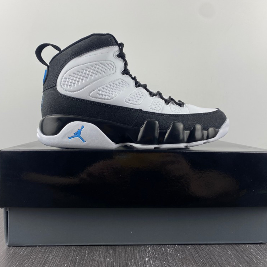 AJ 9 Black University Blue Shoes Sneakers – nk0000819