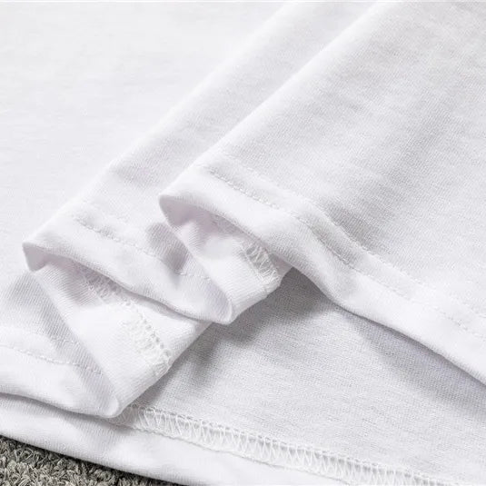 AM Logo-print Cotton T-shirt in White - 278 - ami0000278 image 6