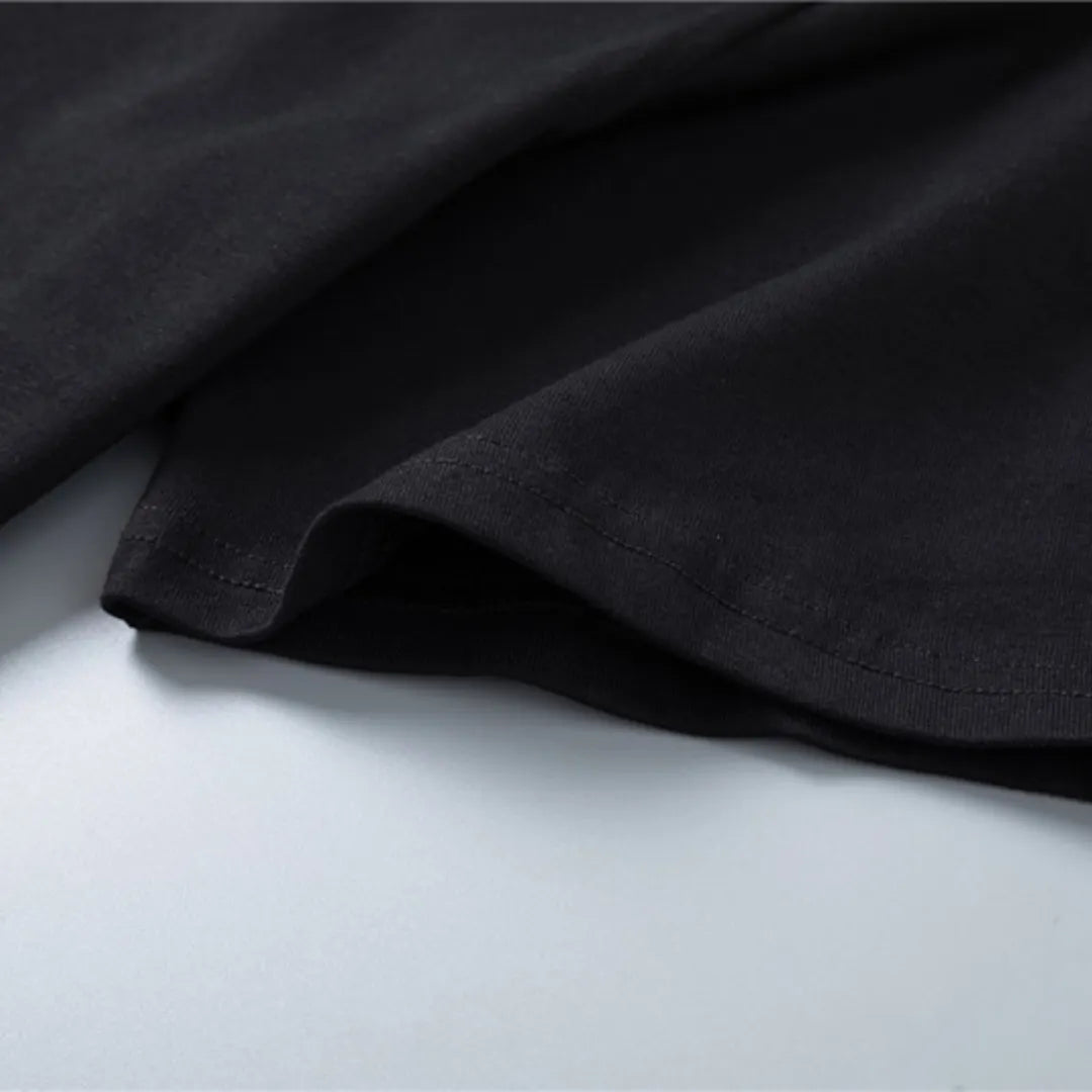 BUR Check Label T-Shirt in Black - 383 - bbr0000383 image 9