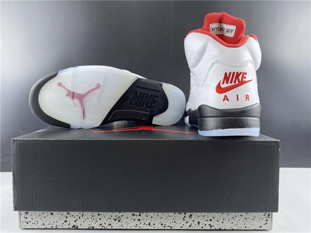 AJ 5 Fire Red Silver Tongue (2020) Shoes Sneakers – nk0000787