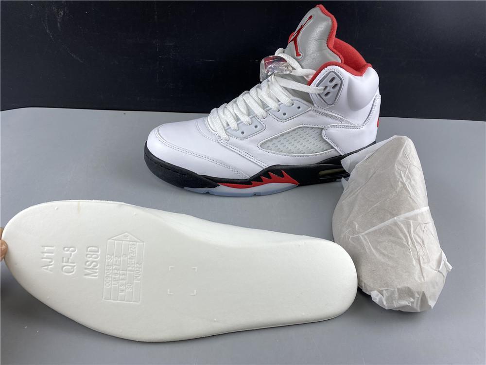 AJ 5 Fire Red Silver Tongue (2020) Shoes Sneakers – nk0000787