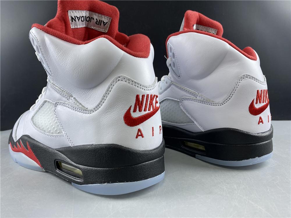AJ 5 Fire Red Silver Tongue (2020) Shoes Sneakers – nk0000787