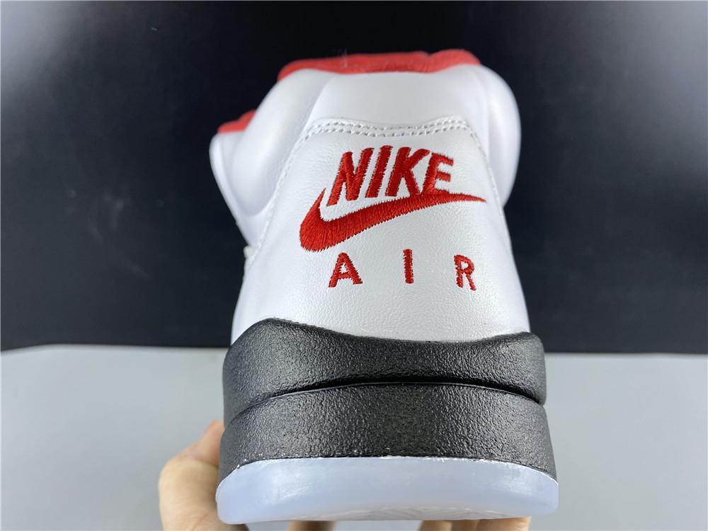 AJ 5 Fire Red Silver Tongue (2020) Shoes Sneakers – nk0000787