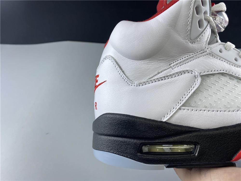 AJ 5 Fire Red Silver Tongue (2020) Shoes Sneakers – nk0000787