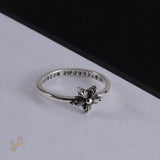 CH Silver Cross Start Ring – CH0083