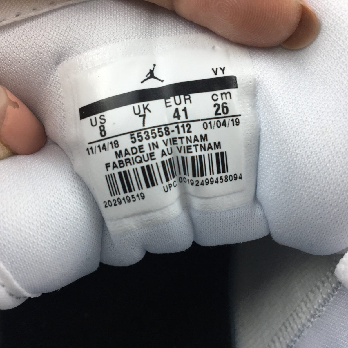 AJ 1 Low Triple White (2019) Shoes Sneakers – nk0000265