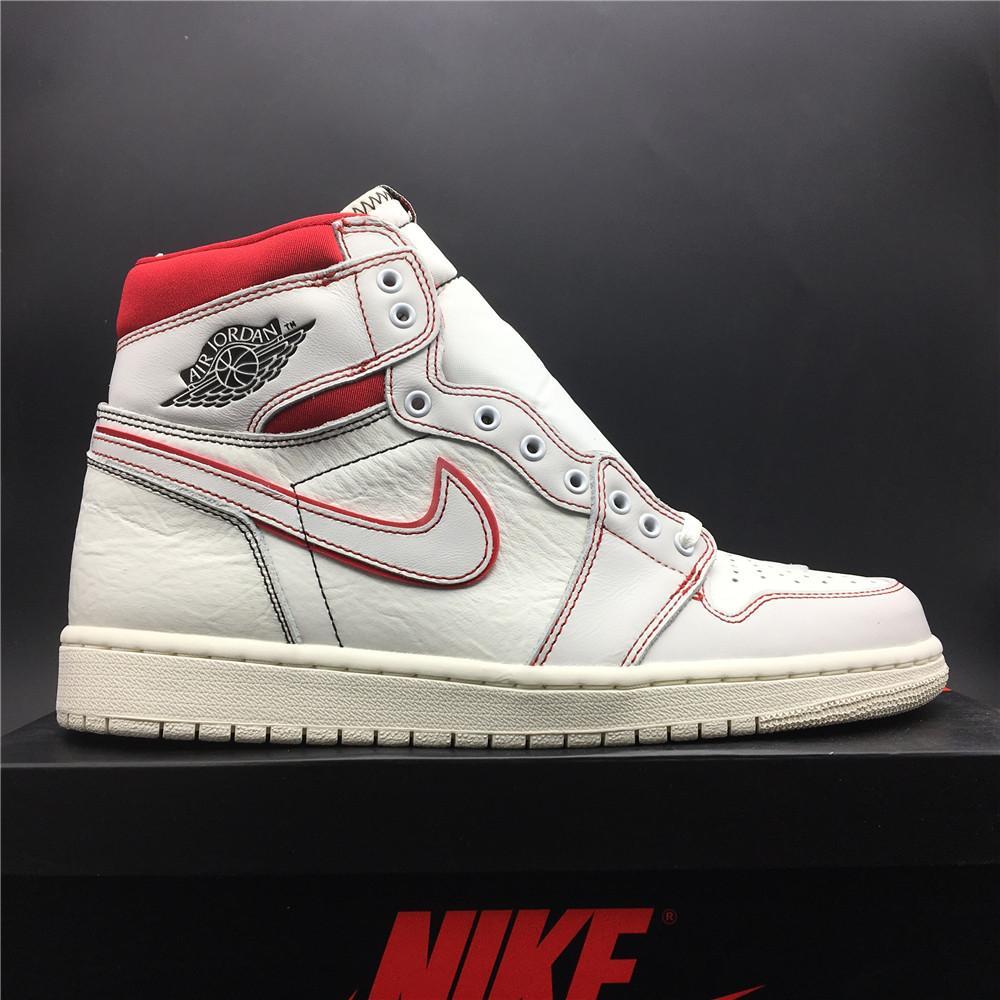 AJ 1 Retro High Phantom Gym Red Shoes Sneakers – nk0000301