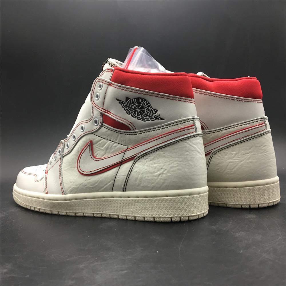 AJ 1 Retro High Phantom Gym Red Shoes Sneakers – nk0000301
