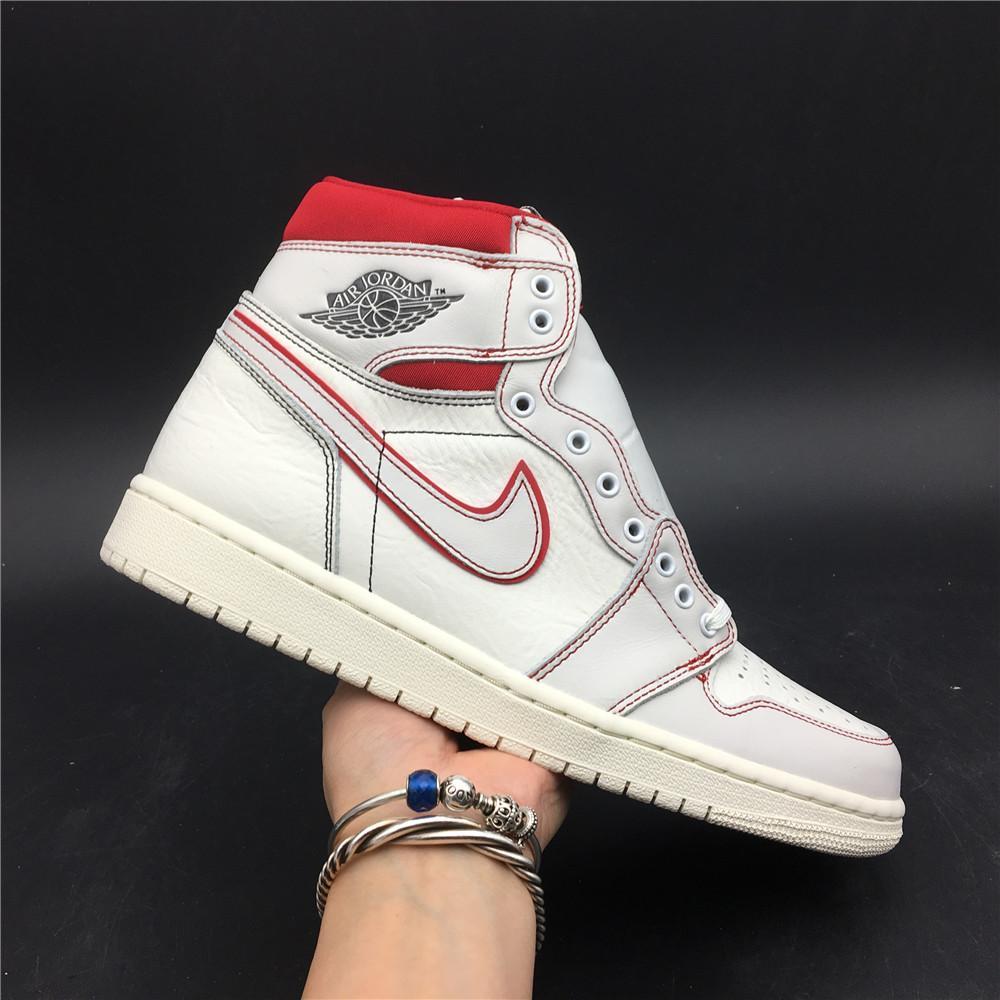 AJ 1 Retro High Phantom Gym Red Shoes Sneakers – nk0000301