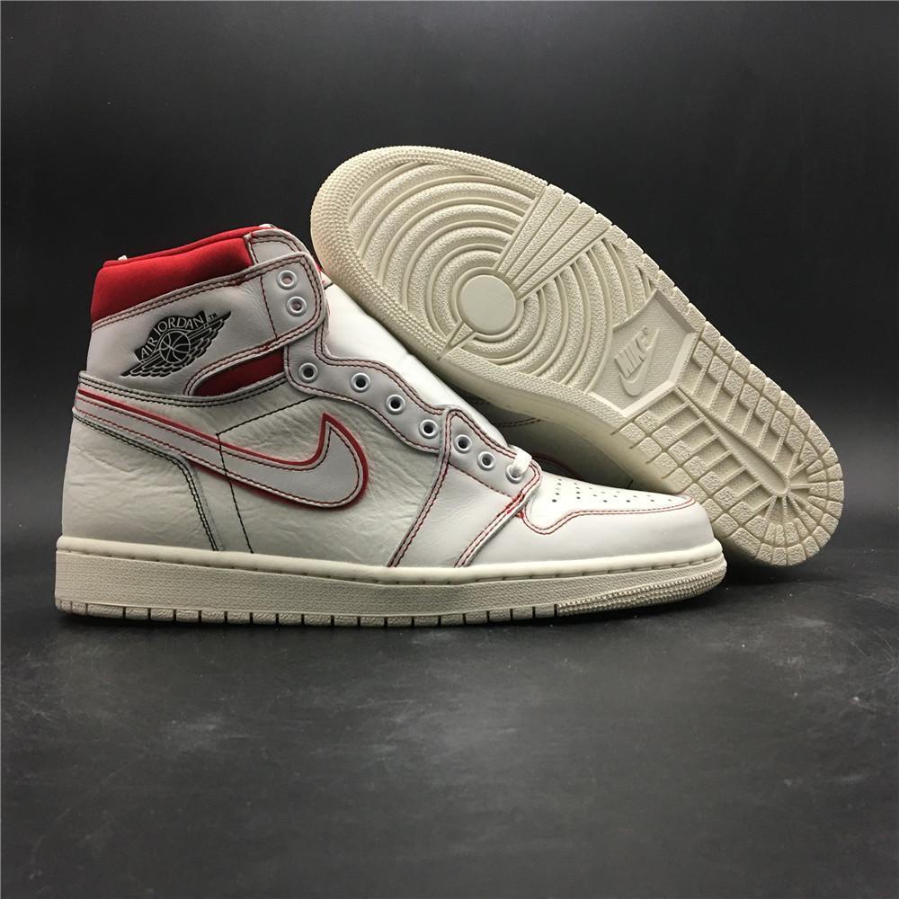 AJ 1 Retro High Phantom Gym Red Shoes Sneakers – nk0000301
