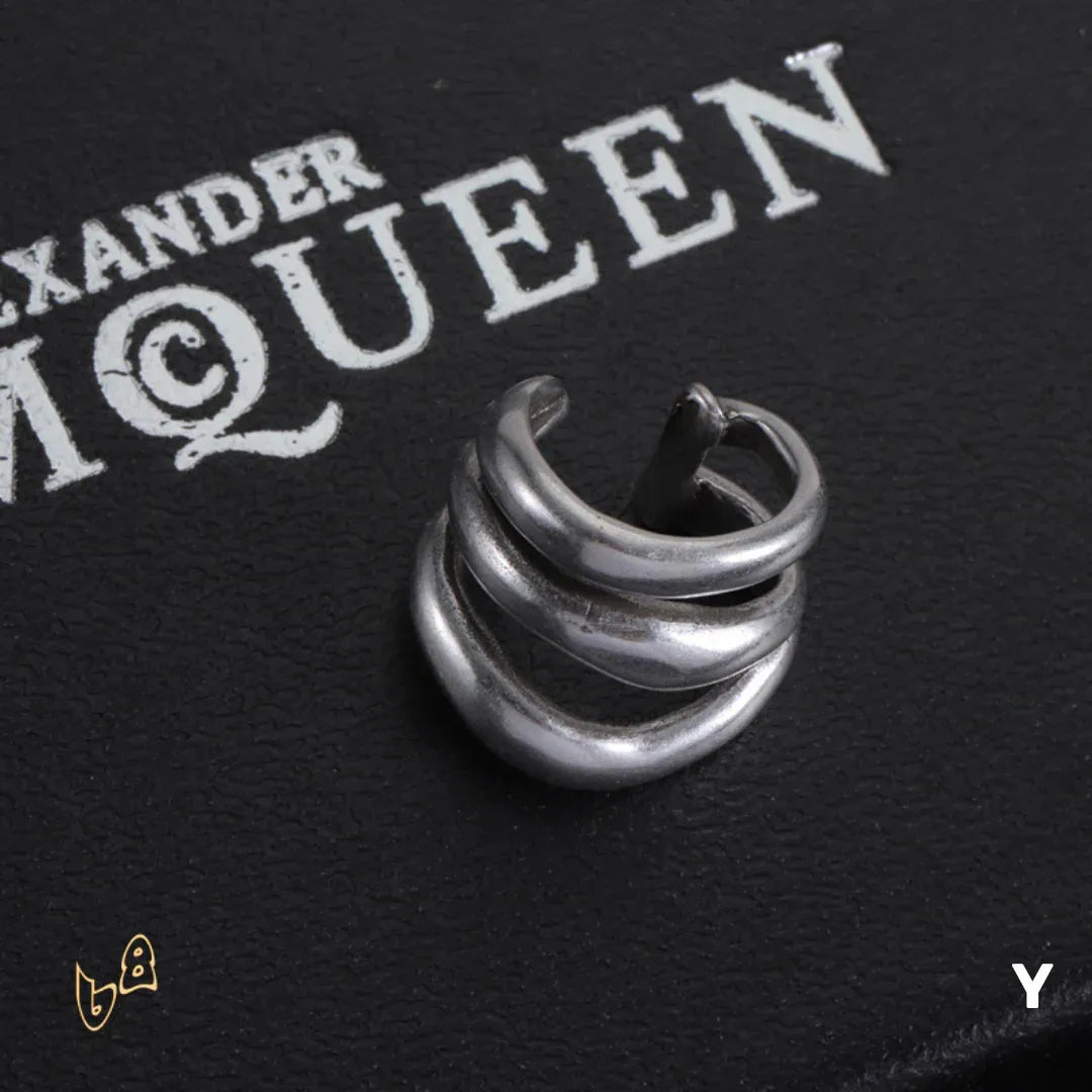 McQueen Multi Hoop Ear Cuffs – MCQ0018