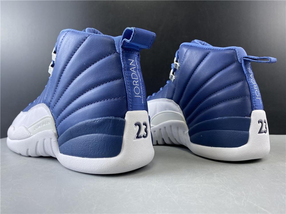 AJ 12 Retro Stone Blue Shoes Sneakers – nk0000810