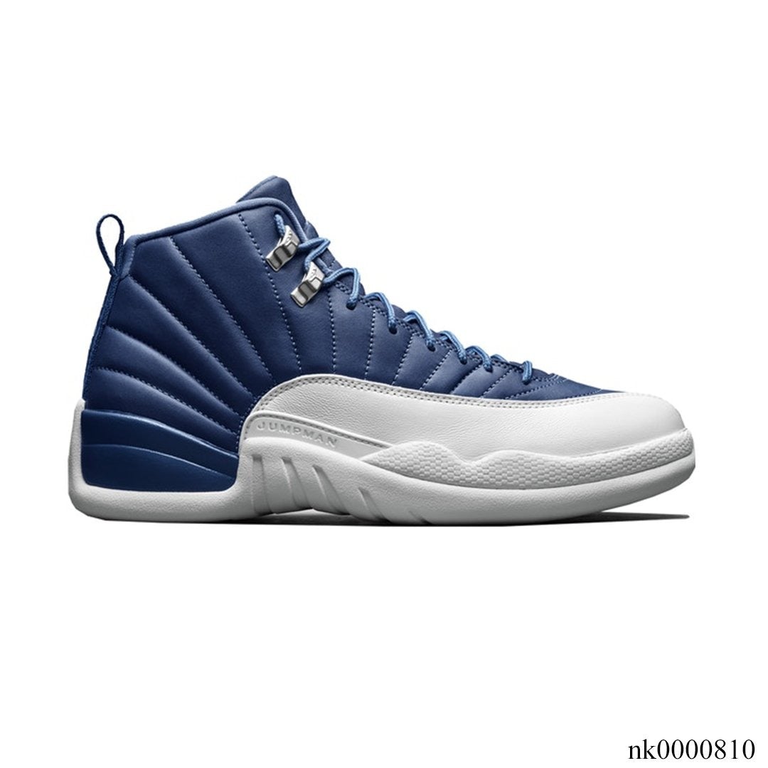 AJ 12 Retro Stone Blue Shoes Sneakers – nk0000810