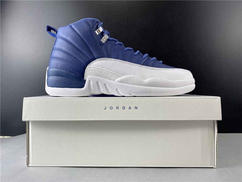 AJ 12 Retro Stone Blue Shoes Sneakers – nk0000810